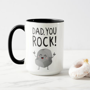 Mug Le Day Gigft Dad, votre rock ! Cool Funny Kawaii