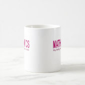 Mug Le _de mathématiques mon arbre généalogique a les (Centre)