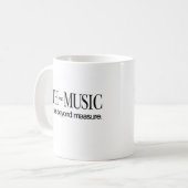Mug Le _de maths et de musique me déplacent (Devant gauche)