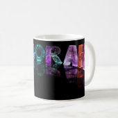 Mug Le Deborah nommé dans 3D s'allume (la (Devant droit)