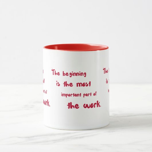 Mug "Le début" - (Centre)