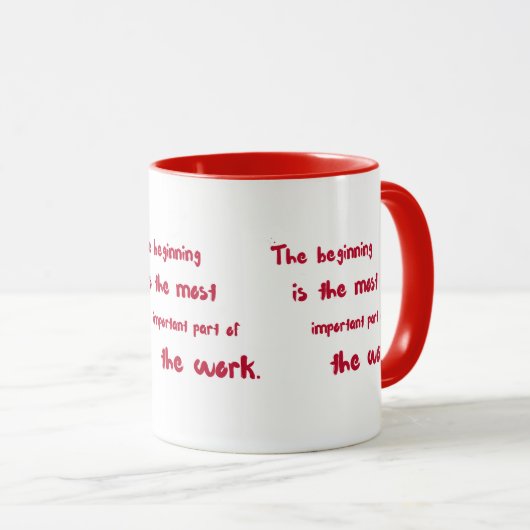 Mug "Le début" - (Devant droit)