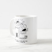 Mug Le décorateur ne peut pas obtenir de papier peint  (Devant gauche)