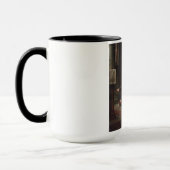 Mug Le Dédication (Chevalier médiéval et Sa Dame) (Gauche)