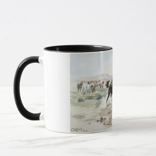 Mug Le Défi (Cheval Stallions Combattre) (Gauche)