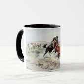 Mug Le Défi (Cheval Stallions Combattre) (Devant gauche)
