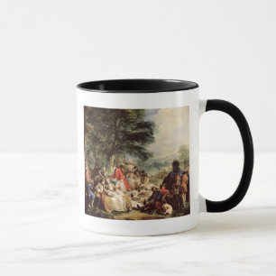 Mug Le déjeuner de chasse, 1737