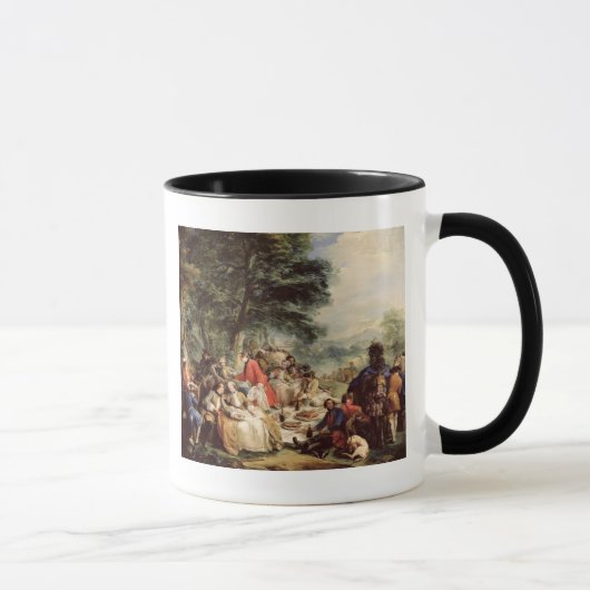 Mug Le déjeuner de chasse, 1737 (Droite)