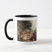 Mug Le déjeuner de chasse, 1737 (Gauche)