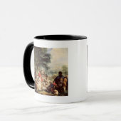 Mug Le déjeuner de chasse, 1737 (Devant gauche)