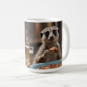 Mug Le Déjeuner De Meerkat Sneaky, (Devant droit)