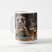 Mug Le Déjeuner De Meerkat Sneaky, (Devant gauche)
