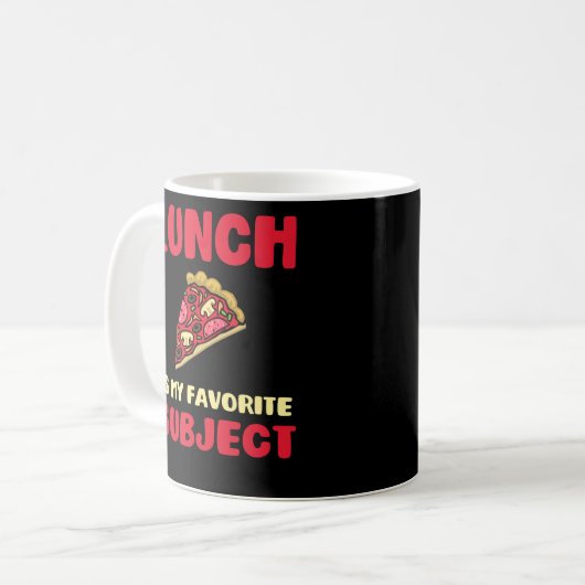 Mug Le déjeuner est mon sujet préféré (Devant gauche)