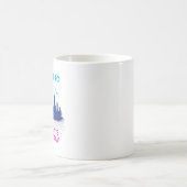 Mug Le demain d'hier - Conception Rétro Synthwave (Centre)