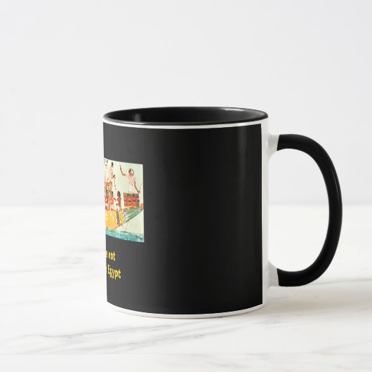 Mug Le démenti n'est pas une rivière en Egypte (Droite)