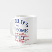 Mug Le dentiste le plus impressionnant du monde (Devant gauche)