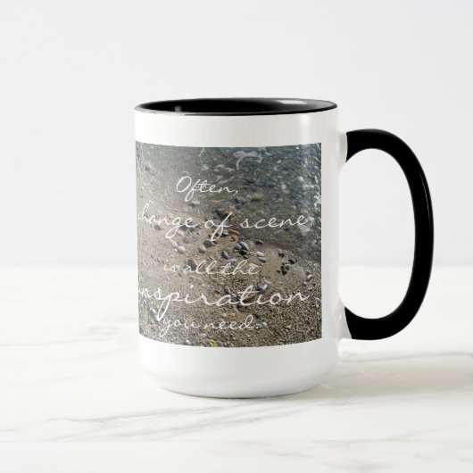 Mug Le dépaysement est l'inspiration dont vous avez be (Droite)