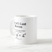 Mug Le dernier théorème de Fermat (Devant gauche)