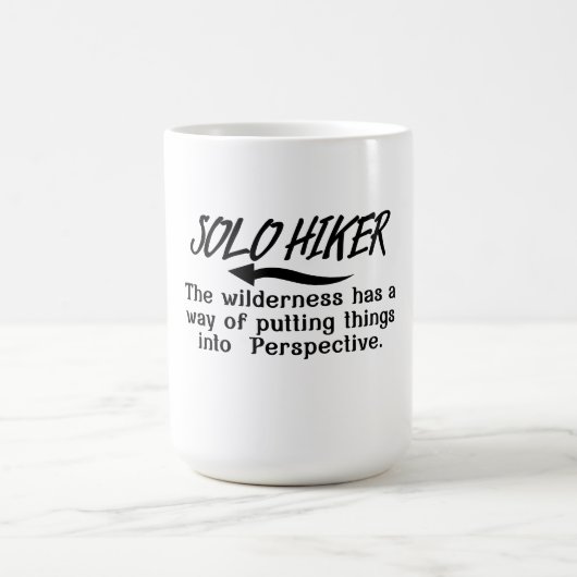 Mug Le désert met les choses en perspective. (Centre)