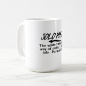 Mug Le désert met les choses en perspective. (Devant gauche)