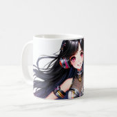 Mug Le design de la fille de Cute Racer (Devant gauche)