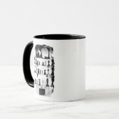 Mug Le dessin de brevet de pions de Staunton (Devant gauche)