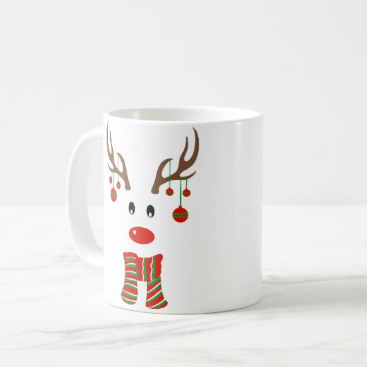 Mug Le dessin de Christmas (Devant gauche)