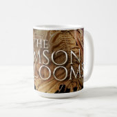 Mug Le détail cramoisi de couverture d'héritages (Devant droit)
