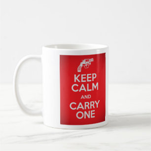 Mug Le deuxième amendement gardent le calme et porten
