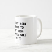 Mug Le diabète, ça fait rire (Devant droit)