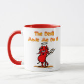 Mug Le diable m'a incité à le faire ! (Gauche)