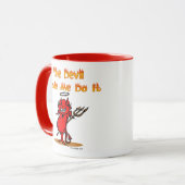 Mug Le diable m'a incité à le faire ! (Devant gauche)