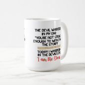 Mug Le diable murmura dans mon oreille Life Inspiratio (Devant droit)