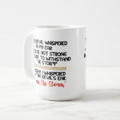 Mug Le diable murmura dans mon oreille Life Inspiratio (Devant gauche)