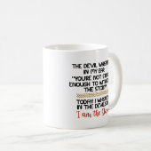 Mug Le diable murmura dans mon oreille Life Inspiratio (Devant droit)