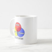 Mug Le diagramme de Venn... pharmacists (Devant gauche)