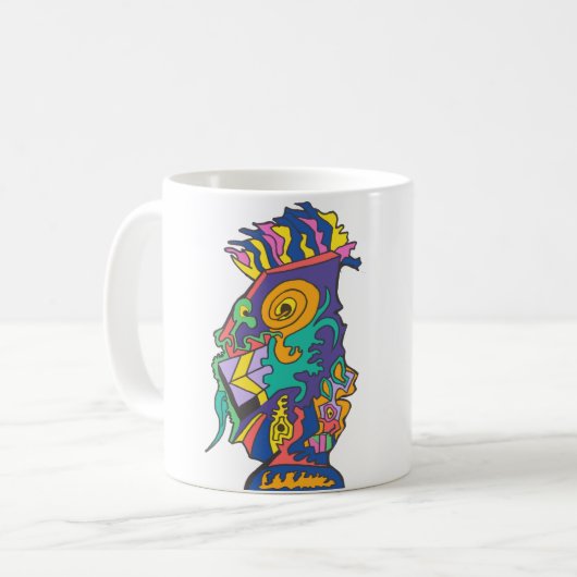 Mug Le dilemme du lézard (Devant gauche)