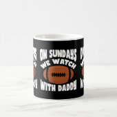 Mug Le dimanche, nous regardons avec papa (Centre)