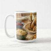 Mug Le dîner de la fête de Thanksgiving (Gauche)