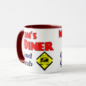 Mug Le dîner de maman Good Grub Retro Restaurant (Devant gauche)