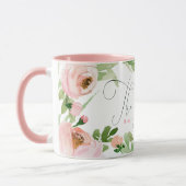 MUG LE DIPLÔMÉ ROUGISSENT AQUARELLE FLORALE (Gauche)