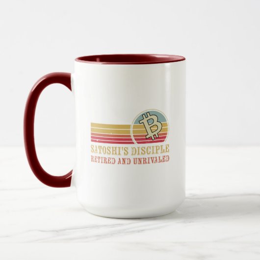 Mug Le disciple de Satoshi, retraité et inégalé Crypto (Gauche)