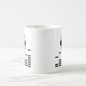 Mug Le DJ noir et blanc dénomment la couverture (Centre)