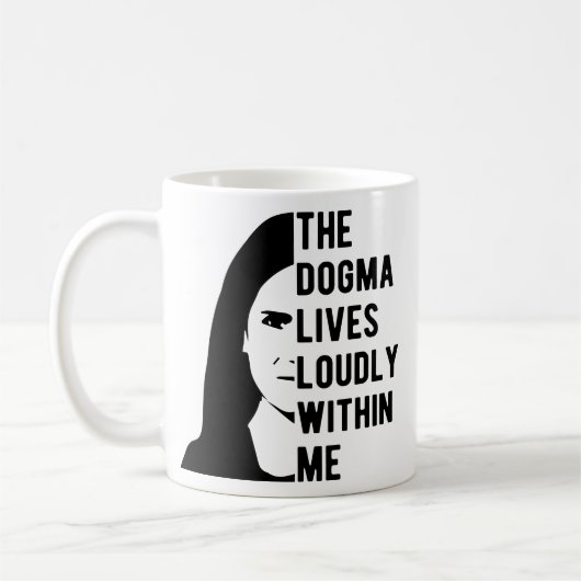 Mug Le Dogma vit en moi, un ACB célèbre (Gauche)