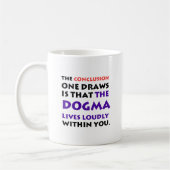 Mug Le dogme vit fort (Gauche)