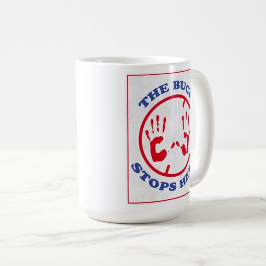 Mug Le dollar s'arrête ici (Devant droit)