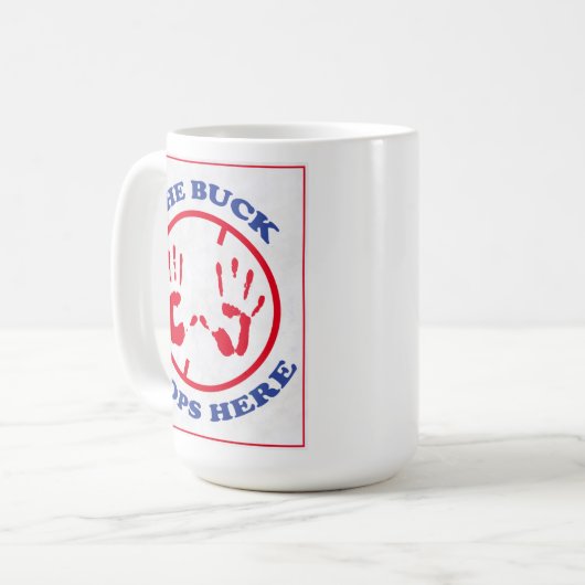 Mug Le dollar s'arrête ici (Devant gauche)