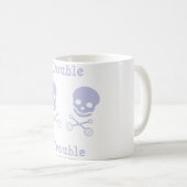 Mug Le double garçon de garçon de problème de BB (Devant droit)