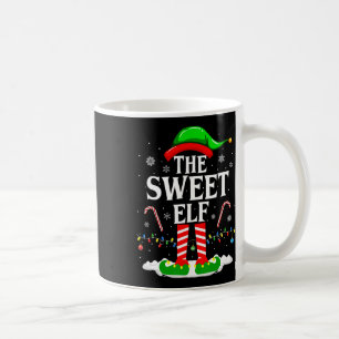 Mug Le doux Noël Elf drôle de groupe familial assorti