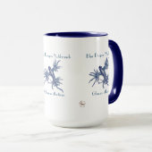 Mug Le Dragon Bleu Nudibranch par Chrissy Wild (Devant droit)